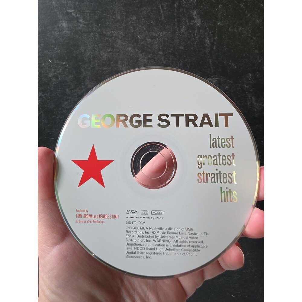 George Strait Latest Greatest Straitest Hits Cd READ Description